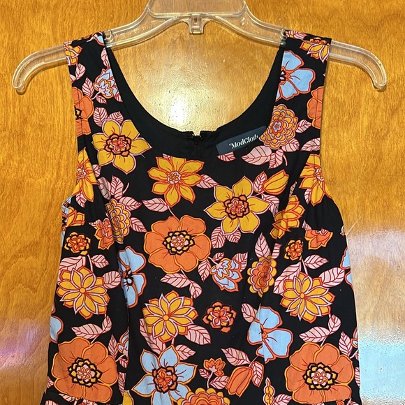 ModCloth black floral dress - Picture 3 of 3